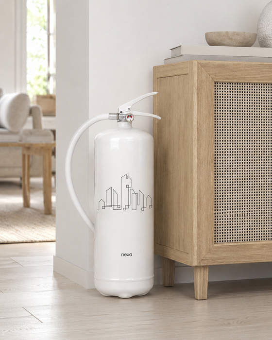 Brandsläckare Design Line City Vit 6 kg Nexa